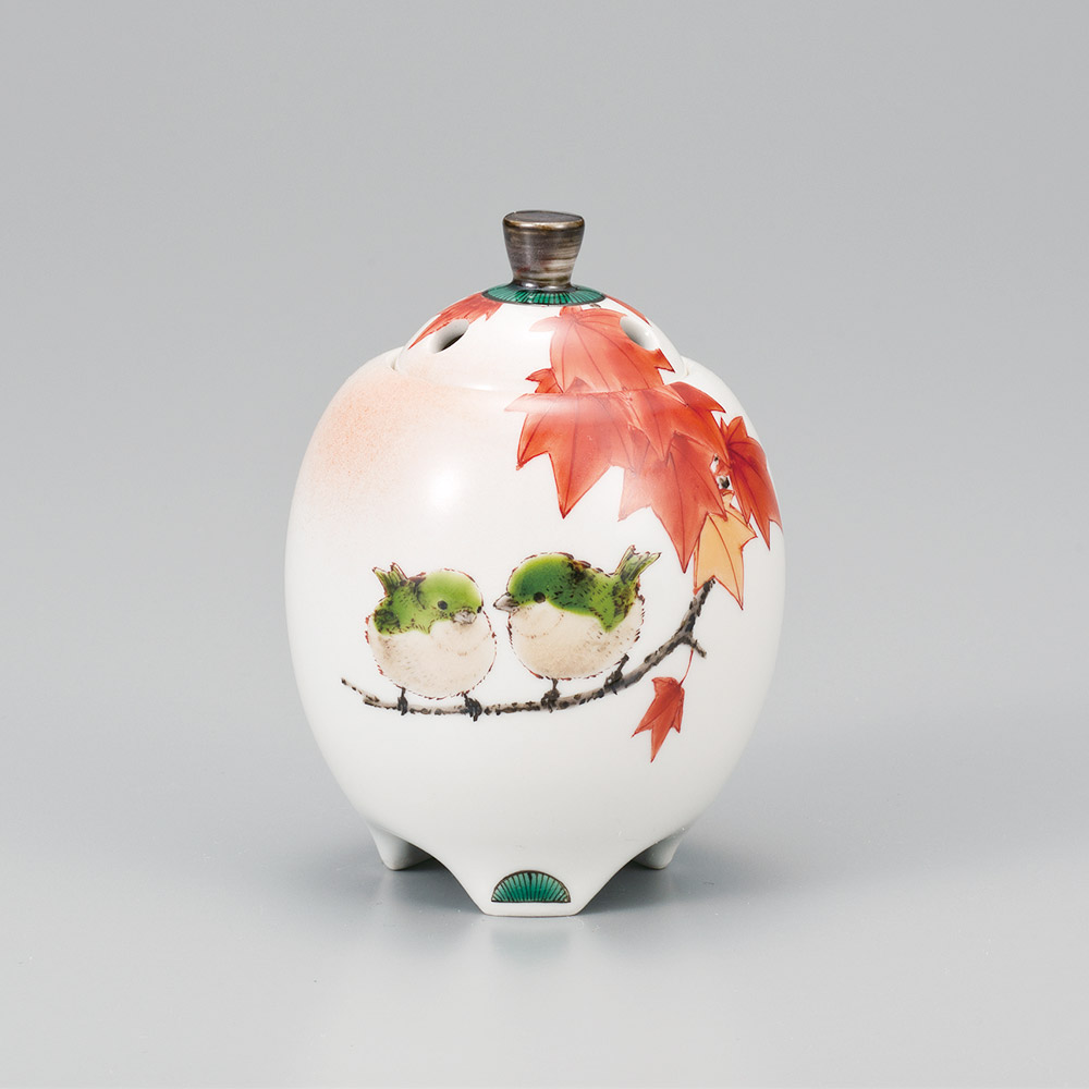 九谷焼 中村陶志人 花瓶 九谷焼 名匠 中村陶志人 花瓶 花鳥 - メルカリ