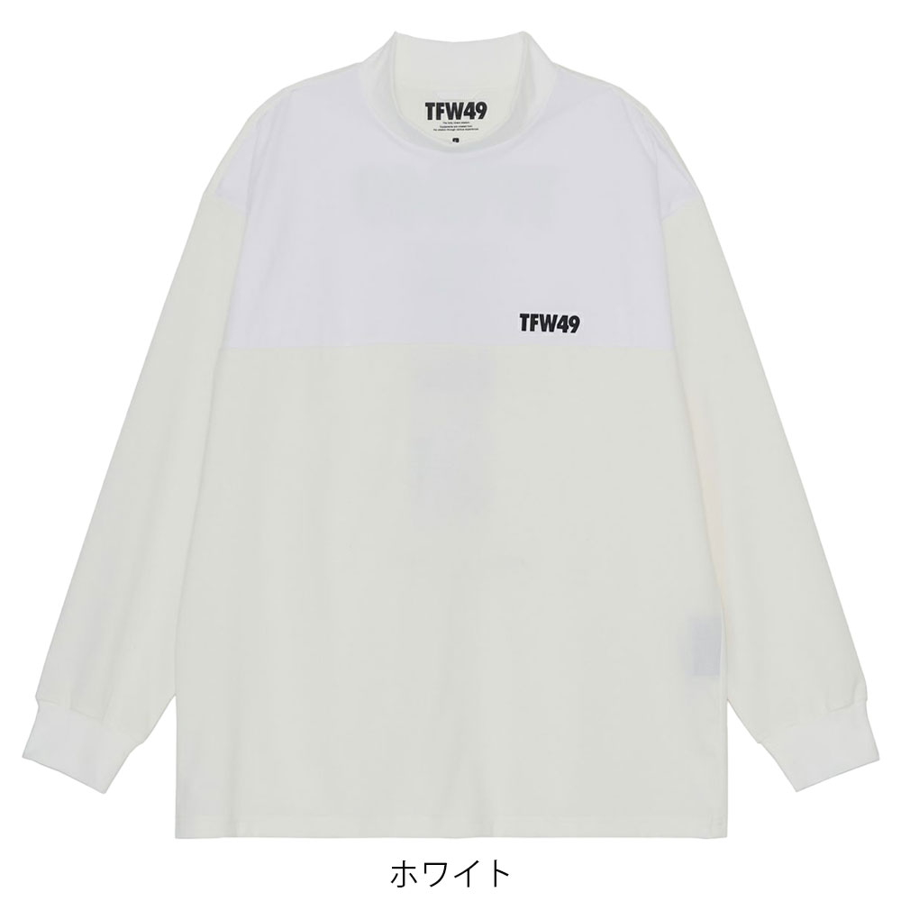 楽天市場】TFW49 MOCKNECK PRINT LONG SLEEVE T モックネック プリント