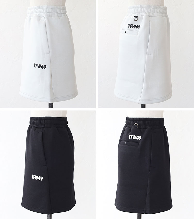 tfw49 ホワイトカーボードマテリアルスカートM