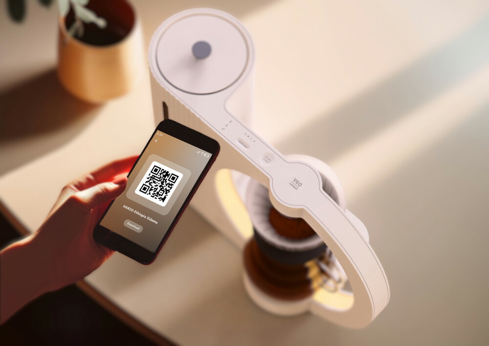 楽天市場】HARIO コーヒーメーカー Hikaru V60 Smart Brewer 3杯用