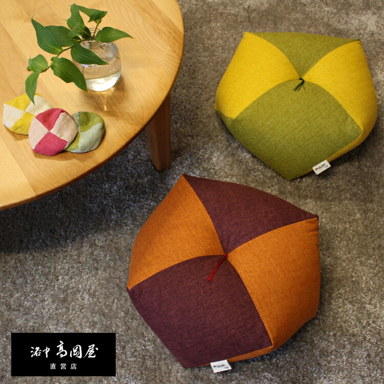 楽天市場】【くつろぎ時間に】おじゃみ座布団 木綿 Mサイズ ソフト