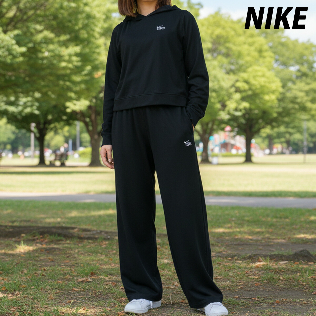 楽天市場】ナイキ ジャージ 上下 レディース（カラーブラック）の通販
