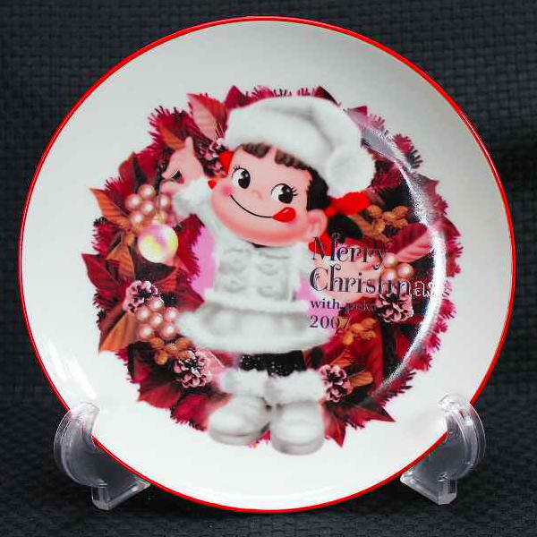 楽天市場】ペコちゃんクリスマスプレート2007年【未使用】不二家 ペコ