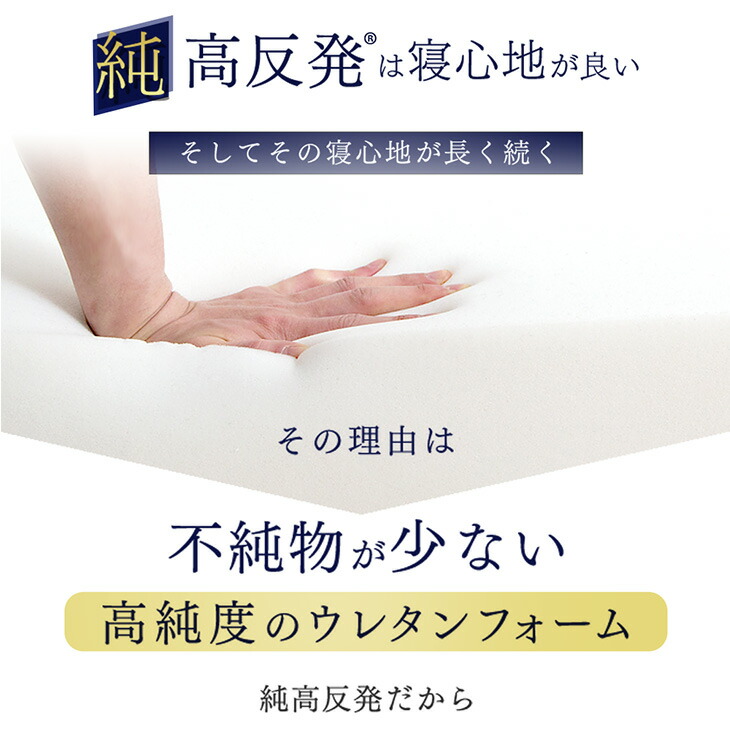 楽天市場】【101H限定クーポン5%引】 超極厚20cm 「純」高反発(R