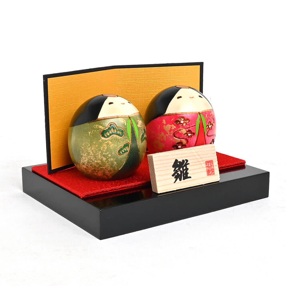 楽天市場】【送料無料】おひな様 「しあわせ雛」ぼんぼりセット