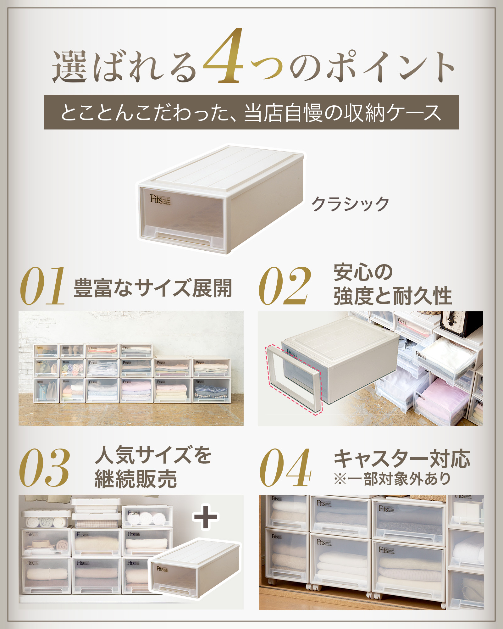 楽天市場】【公式店限定】フィッツケース スリムL クラシック