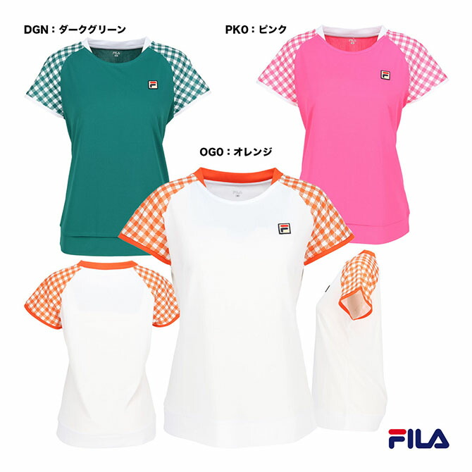 フィラ レディス テニスウェア CZ6SGW002 2026年春夏モデル FILA（フィラ） テニスウェア レディース ゲームシャツ CZ6SGW002