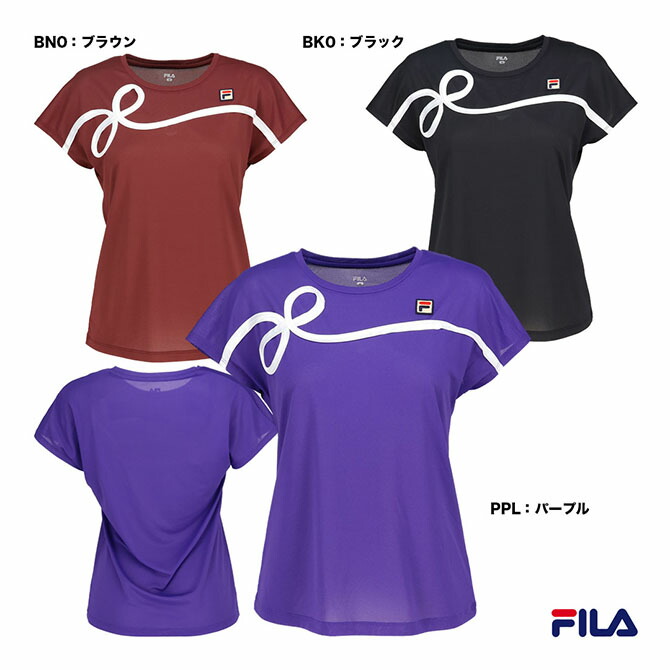 フィラ FILA レディス CZ6SGW014 2026年春夏モデル FILA（フィラ） テニスウェア レディース ゲームシャツ CZ6SGW014