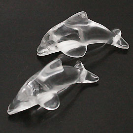 楽天市場】水晶 クォーツ 【天然石パーツ】 置物 パーツ 動物 いるか