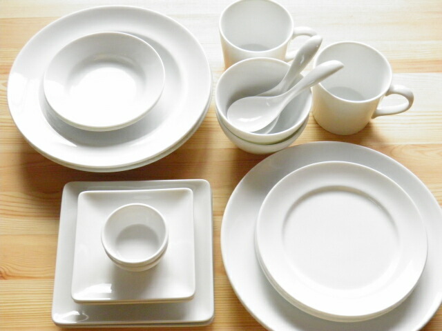 楽天市場】食器 【アウトレット】【送料無料】お買得！白い食器の