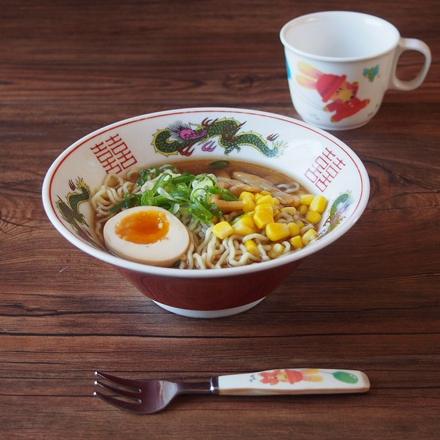 楽天市場】【アウトレット込み】ラーメン どんぶり 切立 赤三ツ龍