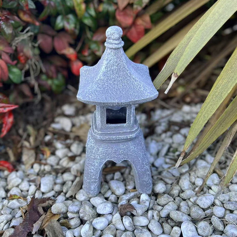 楽天市場】灯篭 石灯篭 光る ソーラー 石 灯篭 とうろう 和風 灯籠 高