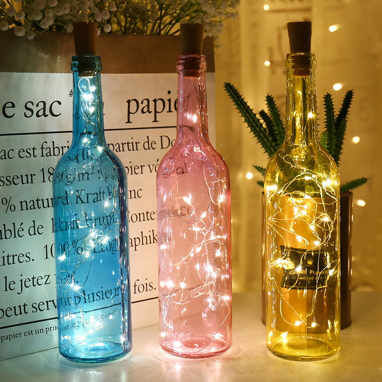 楽天市場】ジュエリーライト イルミネーション コルク型 LED 20球 2m