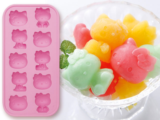 楽天市場】サンリオ ハローキティ Hello Kitty シリコントレー 製氷皿