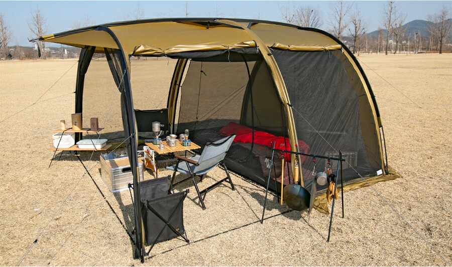 楽天市場】ミニマルワークス V HOUSE M TAN / シェルター テント