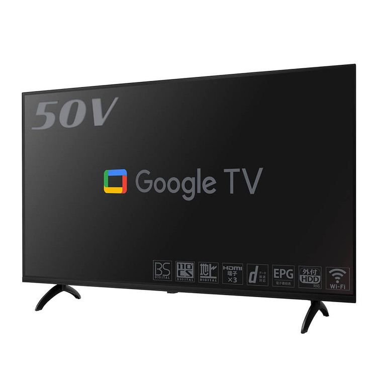 楽天市場】テレビ 50V型 液晶テレビ 4K チューナー内蔵 スマートテレビ