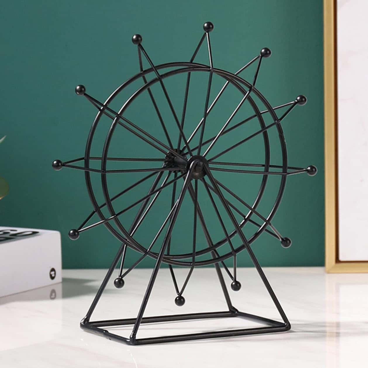 楽天市場】観覧車 おしゃれ 高級 置物 アイアン製 工芸品 芸術品 観賞