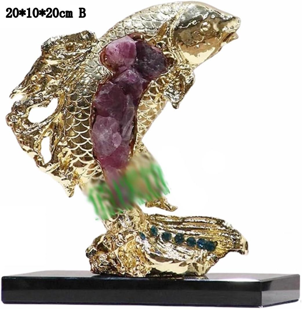 楽天市場】風水 置物 開運 インテリア クリスタル りんご 鹿 魚 癒し