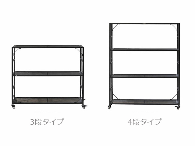 楽天市場】【送料無料】スチールラック4段ドロワー北欧 レトロ