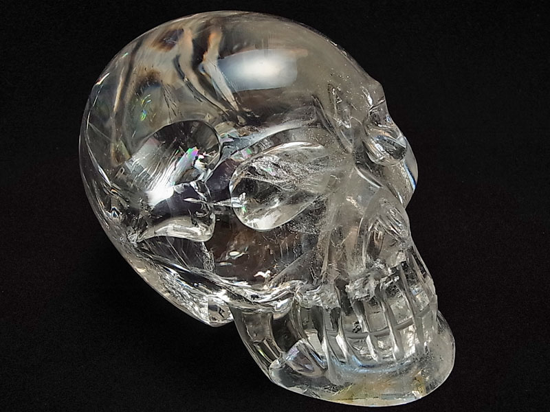楽天市場】クリスタルスカル 水晶髑髏 ドクロ 【特大】【ブラジル産