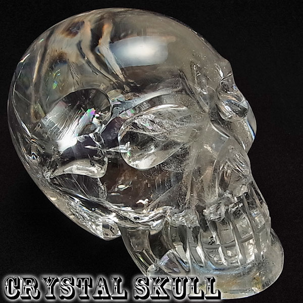 楽天市場】クリスタルスカル 水晶髑髏 ドクロ 【特大】【ブラジル産