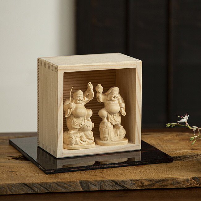 楽天市場】大黒天 置物（素材（インテリア）木）の通販