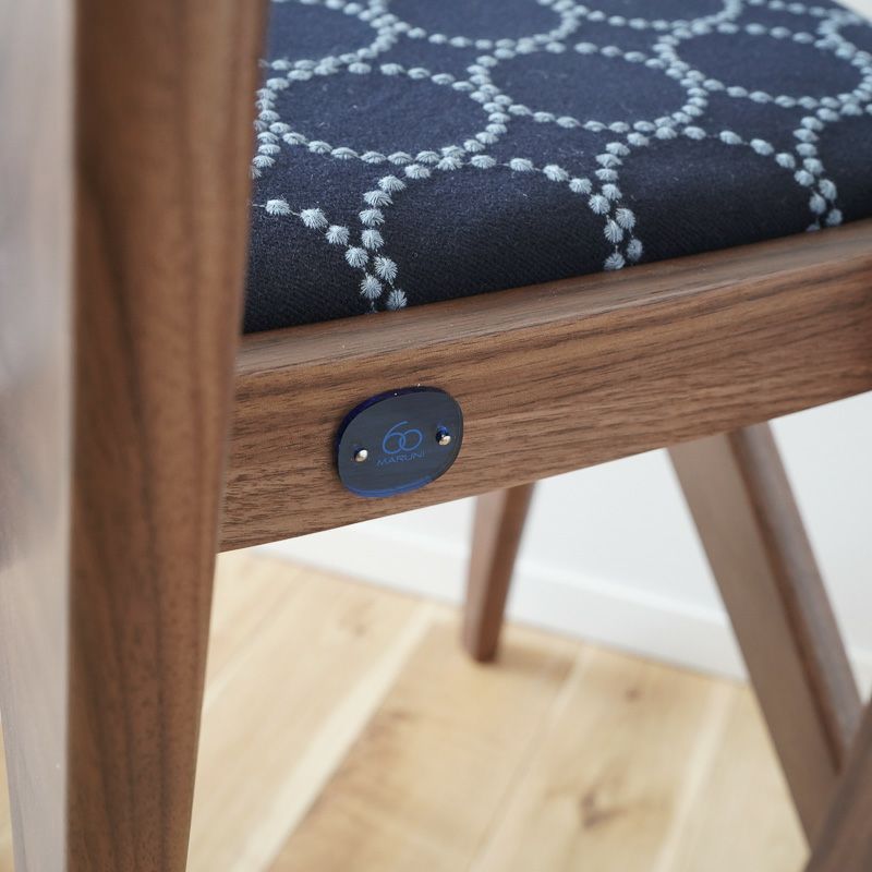 楽天市場】【全4色】マルニ60 デルタチェア ウォルナット ファブリック