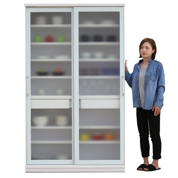 楽天市場】【楽天スーパーSALE期間中全品ポイント10倍】食器棚 引き戸