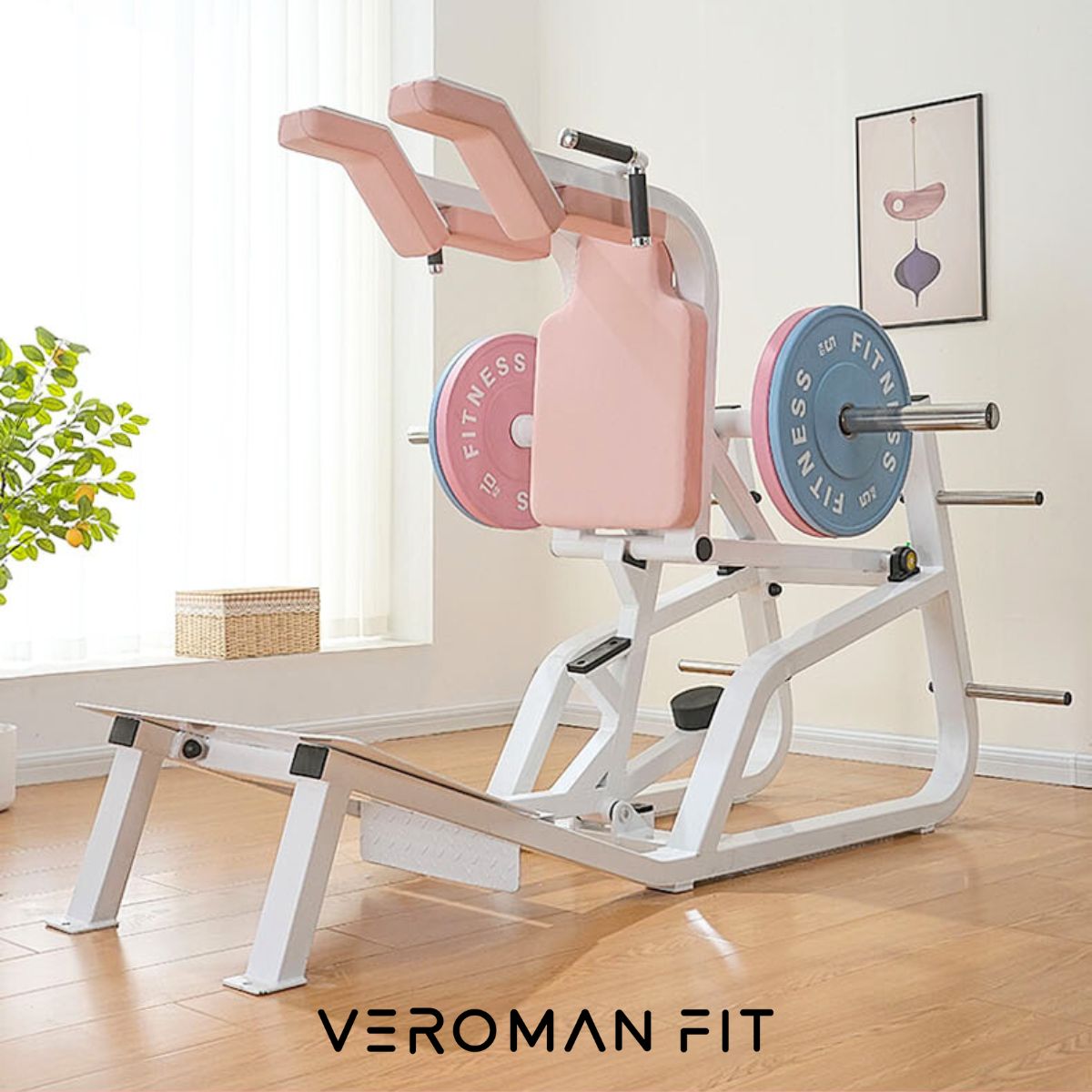 楽天市場】スクワットプレスマシン スクワットマシン ピンク プレート