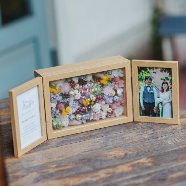 楽天市場】【ゲスト参加型結婚証明書】【送料無料】Flower Garden