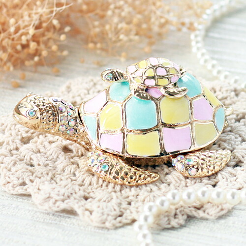 楽天市場】【正規品】 親子カメ （万年亀） 縁起物 クリスタル