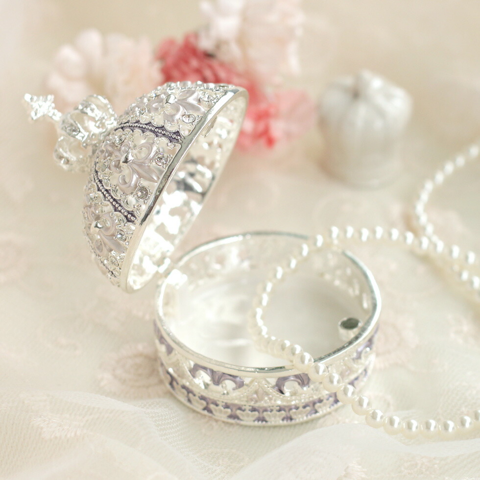 楽天市場】【正規品】 クラウン 王冠 クリスタルジュエリーボックス