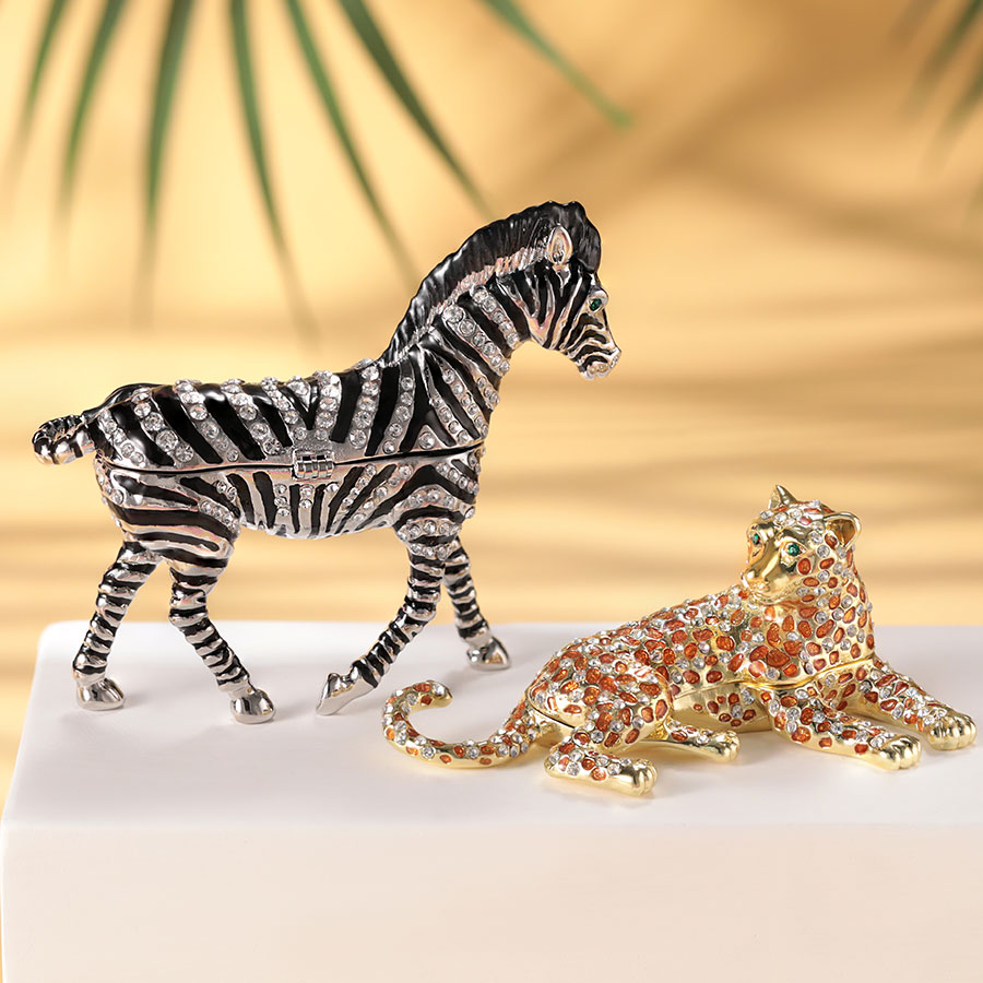 楽天市場】【正規品】 シマウマB しまうま ゼブラ ジュエリーボックス