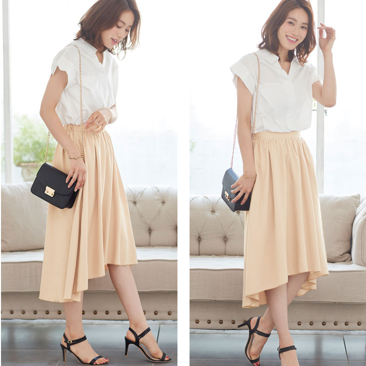 楽天市場】フィッシュテール ジョーゼットスカート☆ フィッシュテール