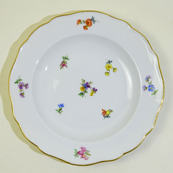 楽天市場】マイセン スキャタードフラワー 小花 プレート17cm ミックス