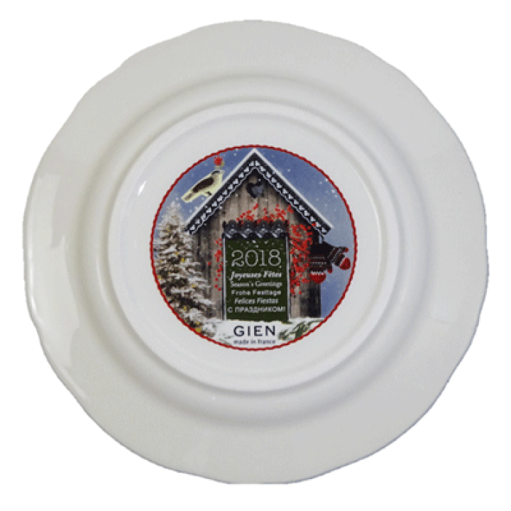 楽天市場】ジアン クリスマスプレート2018 シャレー柄 : 輸入雑貨