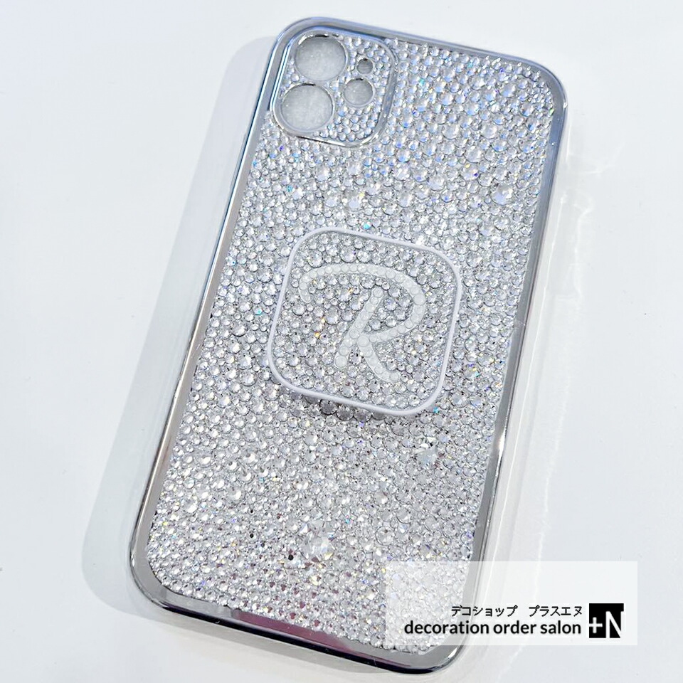楽天市場】iPhone17対応!!スマホケース 全面デコ スワロフスキースマホ