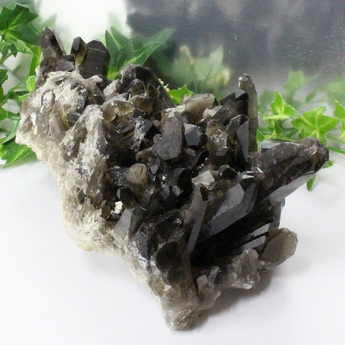 楽天市場】モリオン クラスター 黒水晶 Morion モリオン 原石