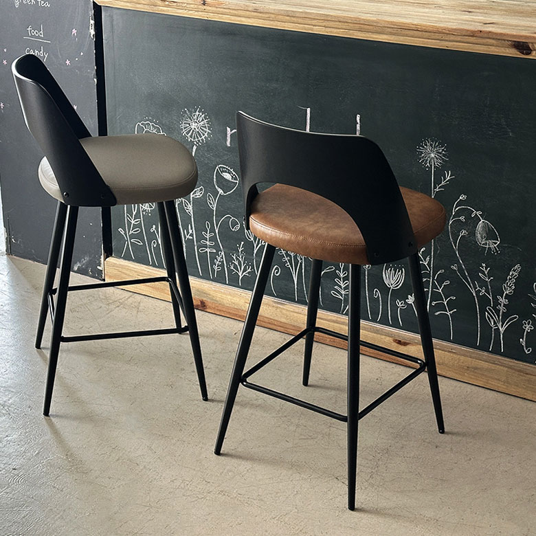 楽天市場】バーチェア カウンターチェア 椅子 おしゃれ 背もたれ付き