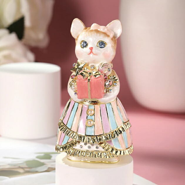 楽天市場】仔猫のルル・キャンディ(ピンク・プレゼント) ジュエリー