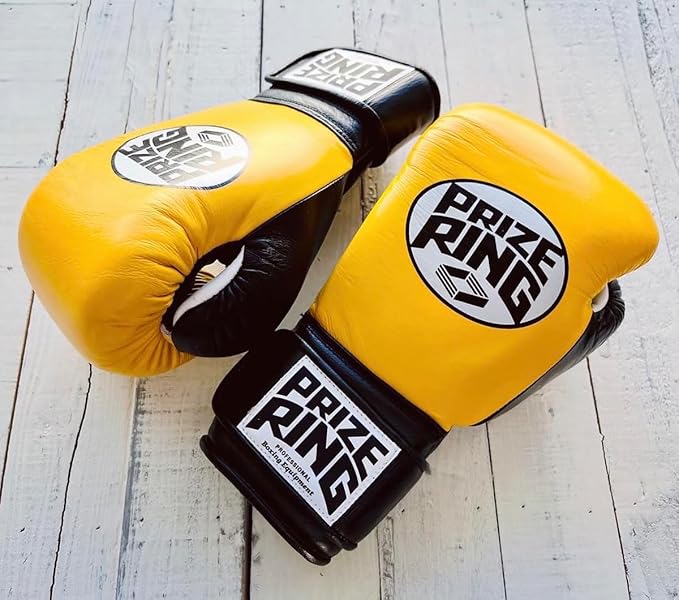 楽天市場】PRIZE RING “Professional SX” ボクシンググローブ黄色/黒