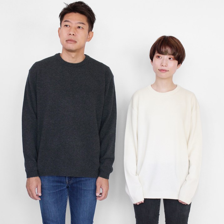 楽天市場】PRODIGAL カシミヤ 100% ニット クルーネック 日本製 S M L