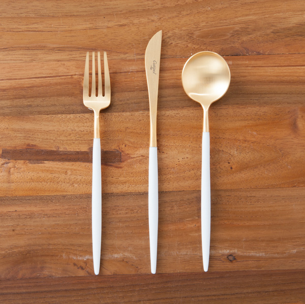 楽天市場】□クチポール ゴア・ホワイト ゴールド デザートセット 3PCS