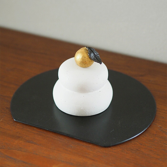 楽天市場】原田敬子 鏡餅S / 陶器 陶器製 鏡餅 お正月飾り 飾り 置物