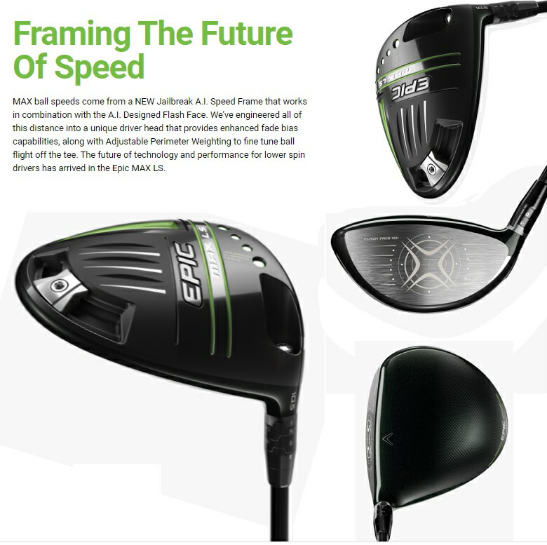 楽天市場】在庫あり！Callaway Epic Max LS Driver キャロウェイ