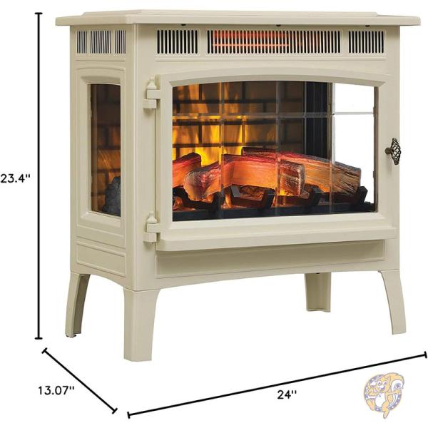 楽天市場】【クーポン配信中】電気暖炉ストーブ 赤外線 3D 炎効果付き