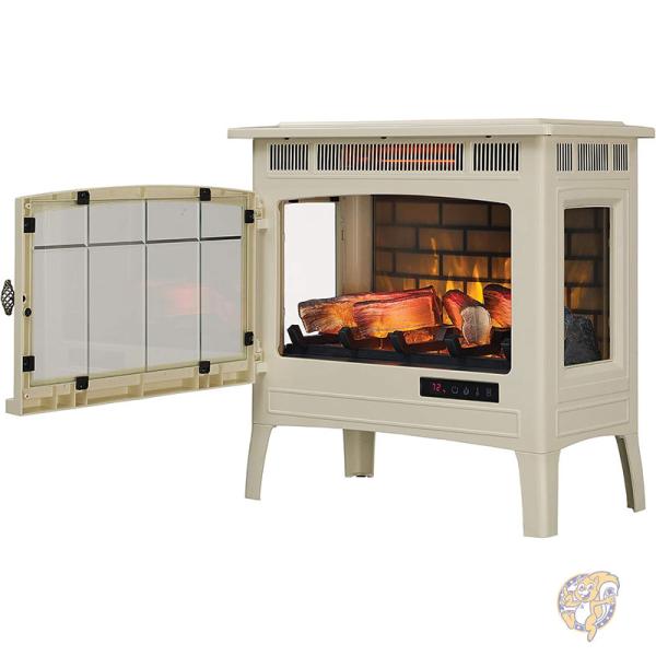 楽天市場】【クーポン配信中】電気暖炉ストーブ 赤外線 3D 炎効果付き