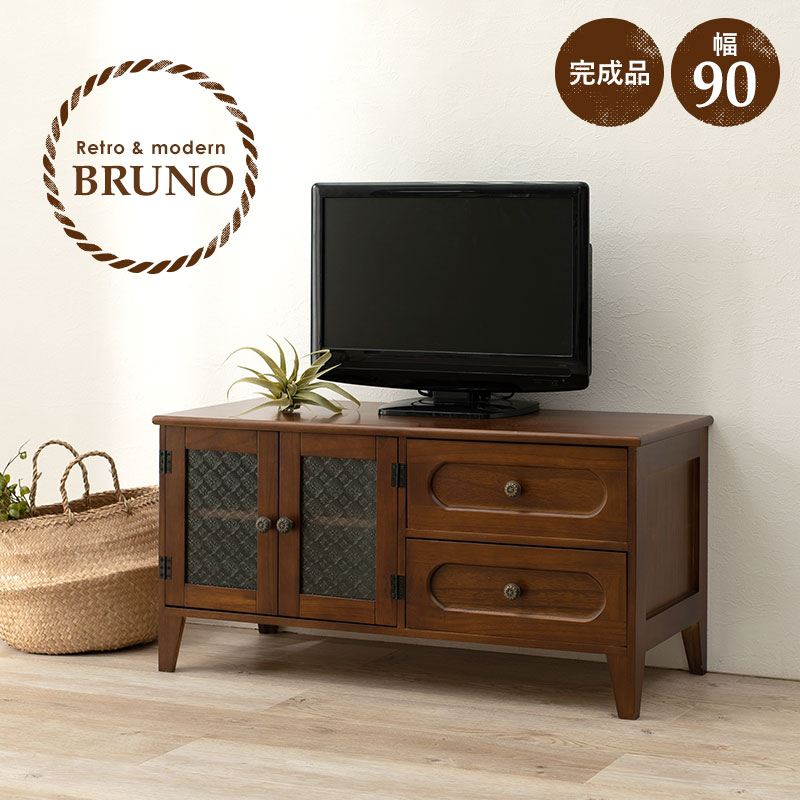 楽天市場】【3%クーポンあり☆7・8日限定】レトロ花ガラス テレビ台 幅