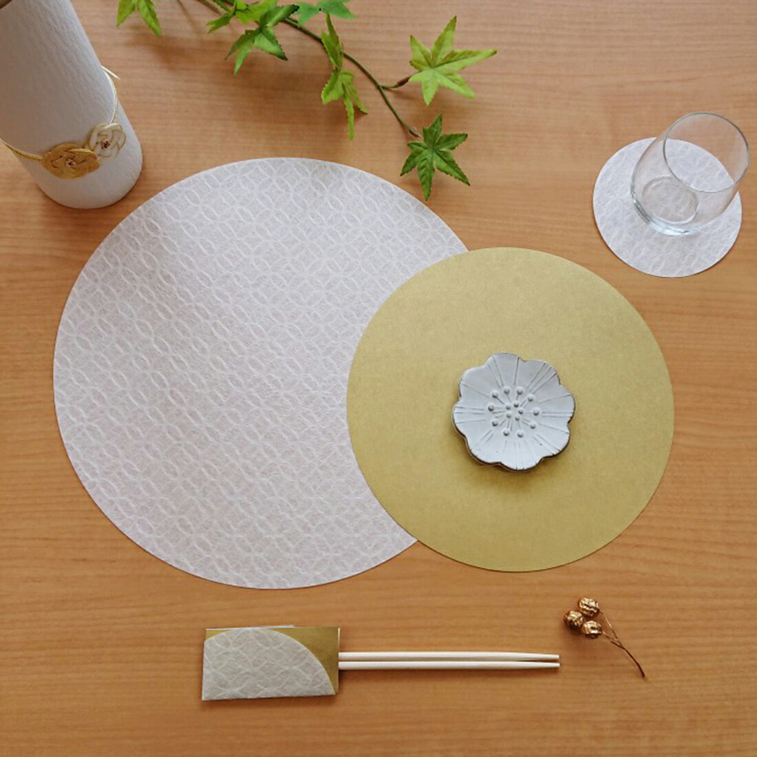 楽天市場】Place mat SOU 2サイズ各2枚入り(計4枚入り) 全3柄 小梅