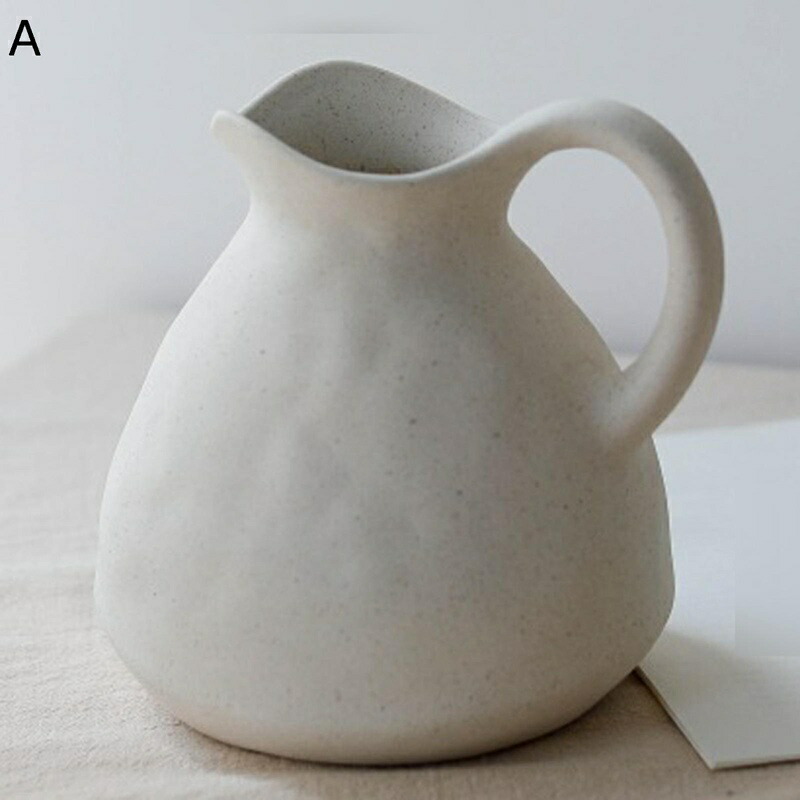 楽天市場】花瓶 白磁器 手提げ ザラザラ フランス風 ヴィンテージ 無地